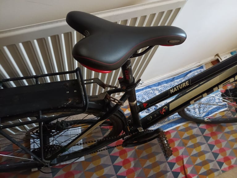 Cube Nature hard tail mountain bike rear rack mudguards ride away condition