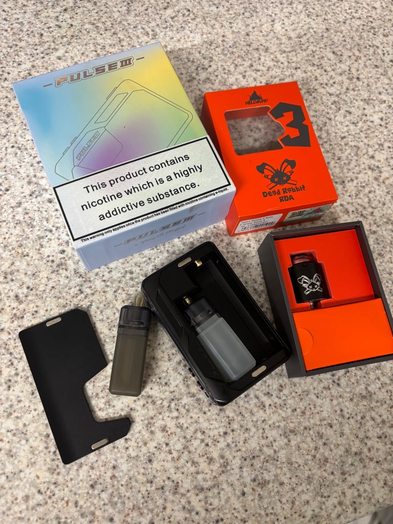 Vape mod Squonk pulse 3 dr rda