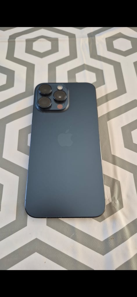 iPhone 15 pro max 256gb blue titanium 