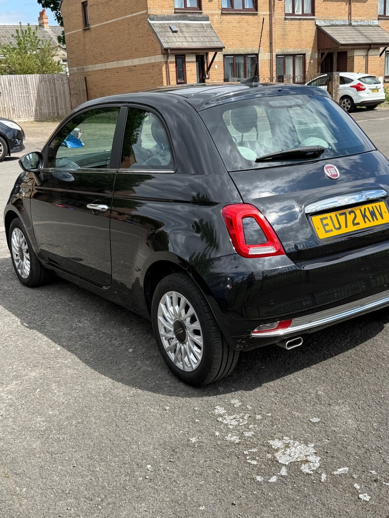 Fiat 500 hybrid, low mileage 72 reg 