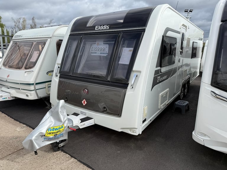 Elddis Crusader Super Cyclone Fixed Single Beds Rear Bathroom