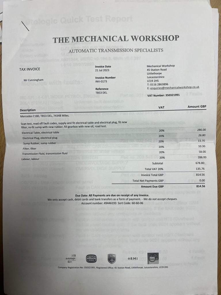 2003 MERCEDES-BENZ C CLASS C180K Avantgarde SE 4dr AUTO PETROL SILVER SALOON VGC