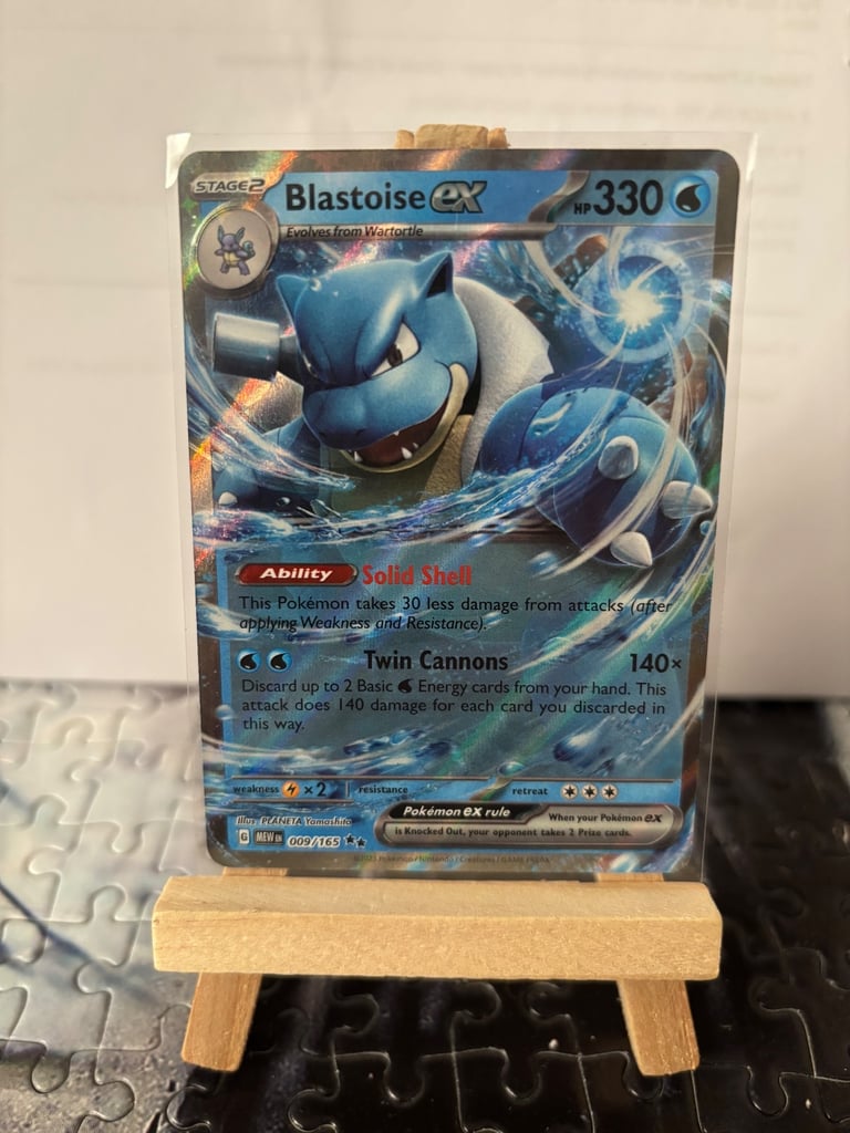 image for Blastoise ex 009/165 - sv 151 - 