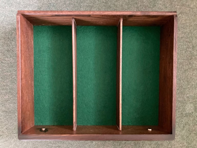 Dark mahogany veneer finish Welsh dresser