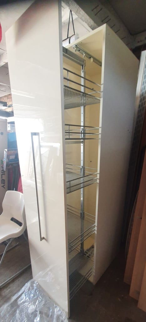 Howdens off white Larder Unit Cabinet