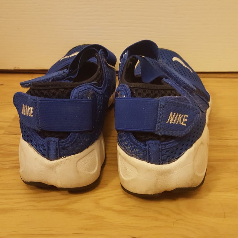 WOMENS NIKE AIR RIFT BLUE LIGHTWEIGHT MICROFIBRE MESH SUMMER TRAINERS UK SIZE 5.5 38.5