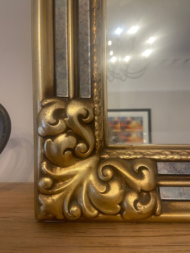 Large Mirror - Brushed Gold
