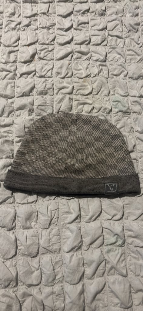 image for Louis vuitton grey beanie   