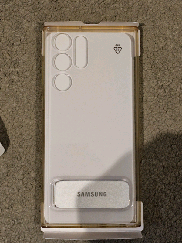 Samsung Official S22 Ultra Clear Standing Cover Transparent