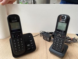 Panasonic Cordless twin handset home phones