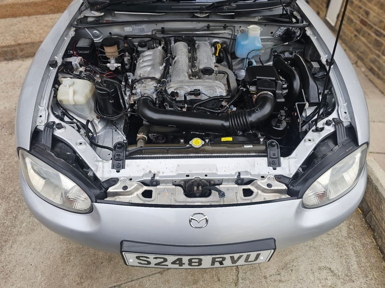 ★MAZDA MX-5 1.8 ★56K MILES! STUNNING EXAMPLE! HARDTOP+SOFTOP+ROLL CAGE, SUNLIGHT SILVER MX5 MK2 NB 