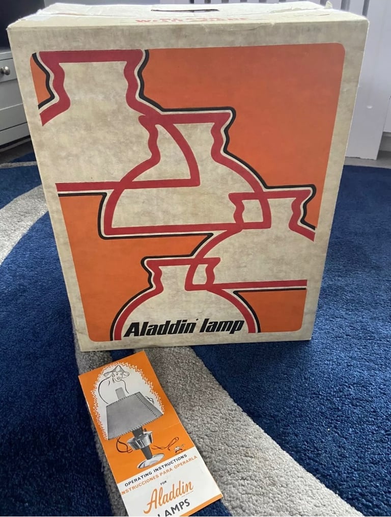 Aladdin Cognac Paraffin Oil Lamp no.23