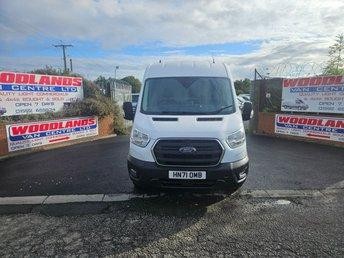2021 ON 71 PLATE FORD TRANSIT 350 TREND TDCI 130BHP L3H2 LWB DIESEL 65K ULEZ 