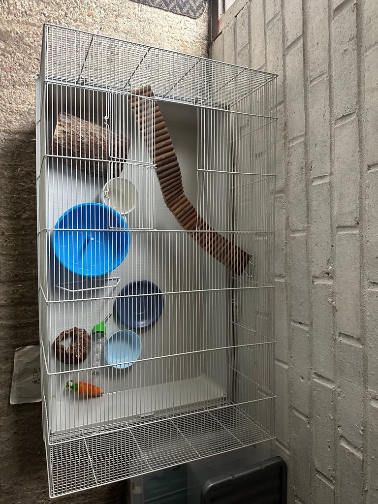 Hamster Large Cage With Wheel