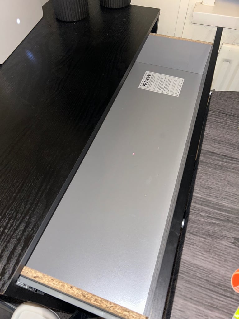 Black filing cabinet/dresser 