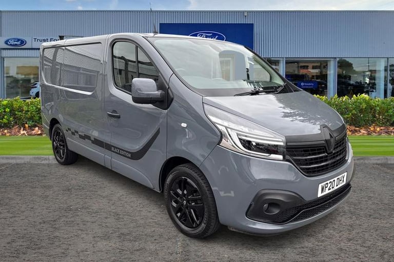 2020 Renault Trafic Black SPECIAL EDITION SL28 SWB ENERGY dCi 145ps, NO VAT, BLACK ALLOYS, PLY Pa...