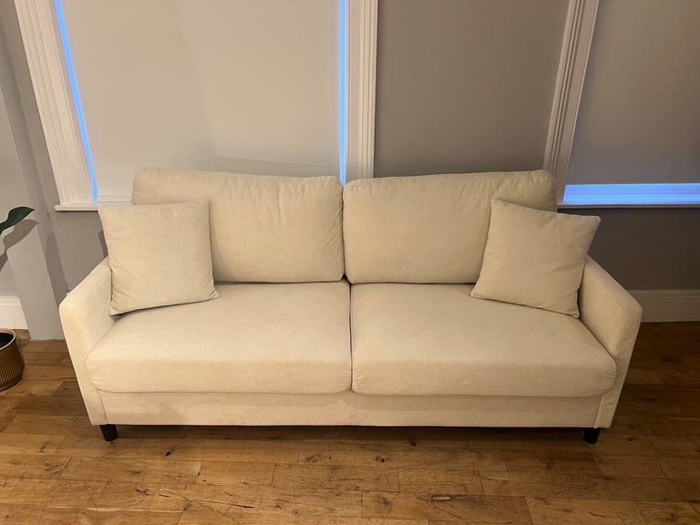 image for White 2 seater sofa 