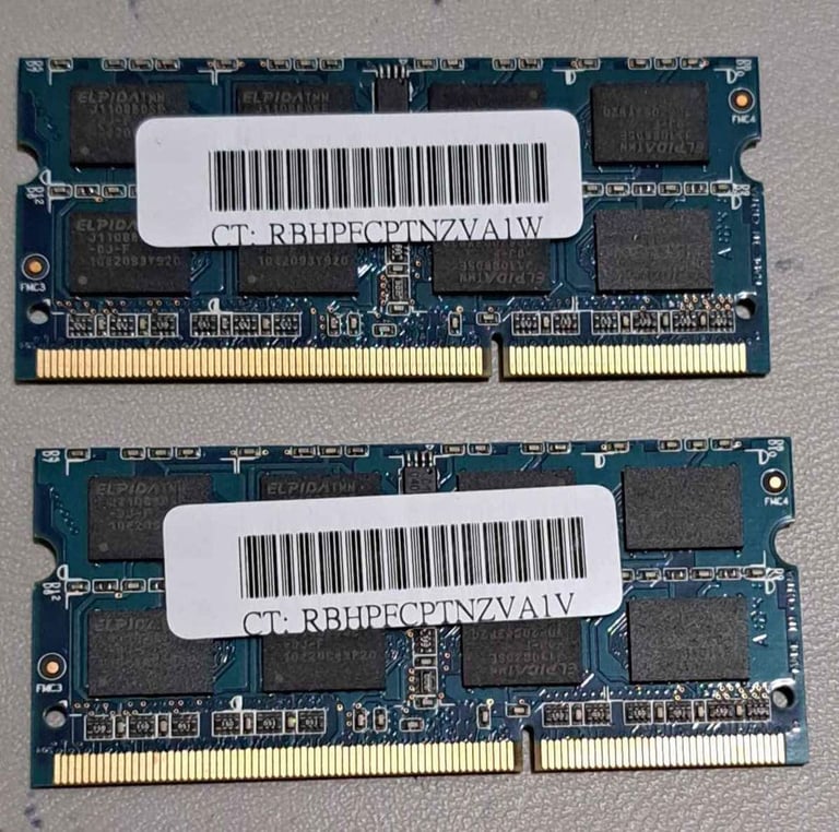 Elpida 2GB x 2 SODIMM 204 pin Laptop Memory
