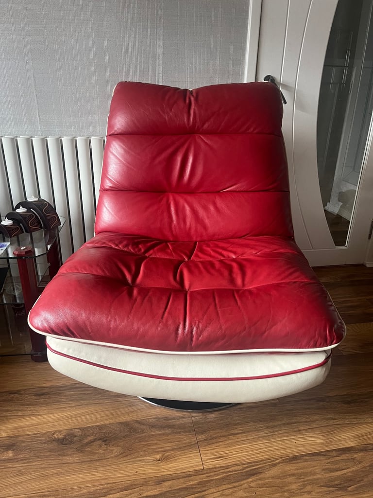 image for Leather swivel chair 