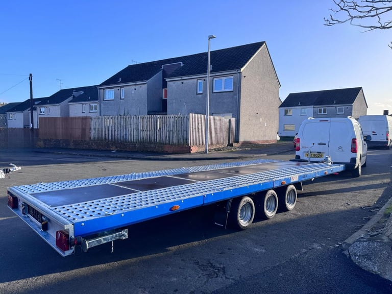 BRAND NEW 5,5M x 2,1M TRI AXLE MARS FLATBED TRAILER/CAR TRANSPORTER 3500KG
