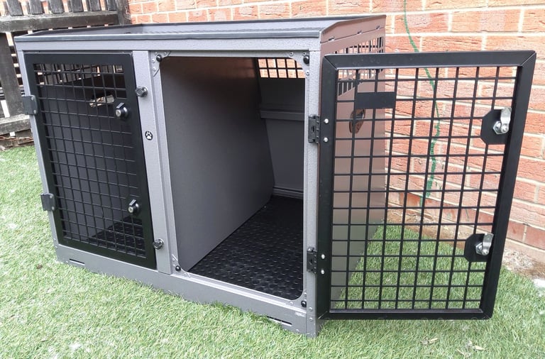 TransK9 ( B4 ) Transport double dog cage (Lockable & Crash Tested) Trans K9