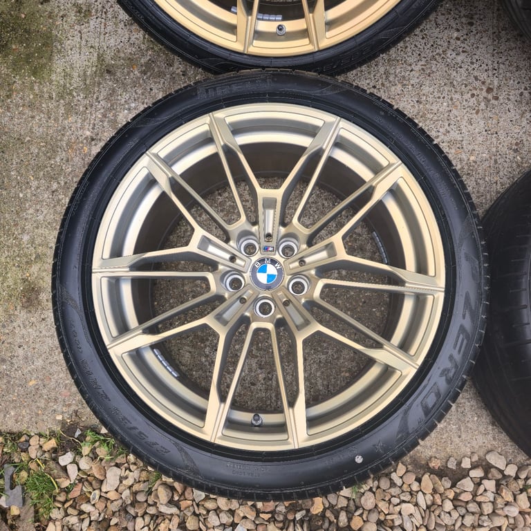 Genuine BMW 825M Competition 19 20" Alloy Wheels M2 G7 M3 G80 M4 G81 Gold 826m