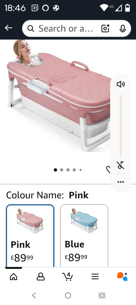 image for Adult or child portable bathtub