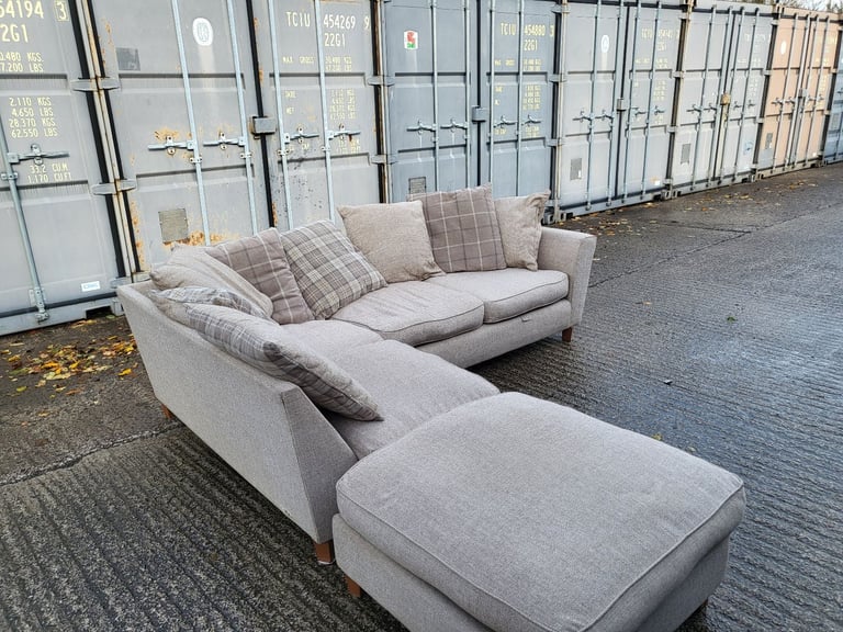 Beige corner sofa, free delivery 