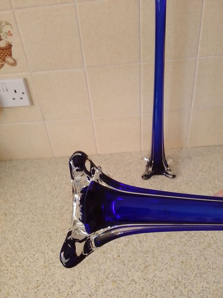 Glass tall slim bud vases (Eiffel Tower Vases)