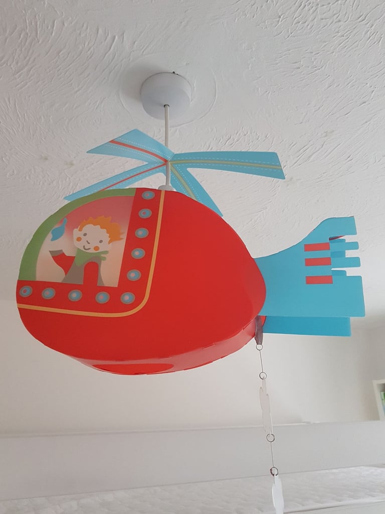 Beautiful Helicopter Light Shade - in nice condition 