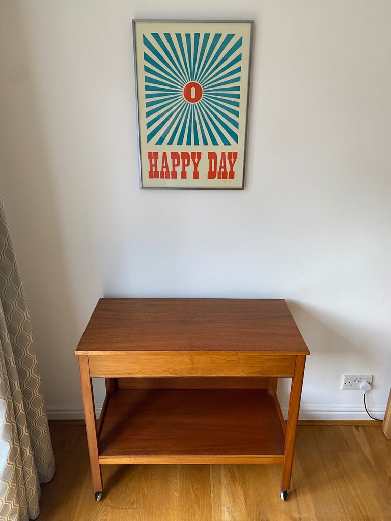 image for Vintage McIntosh Teak Metamorphic Bar Tea Trolley Table Retro Small Sideboard