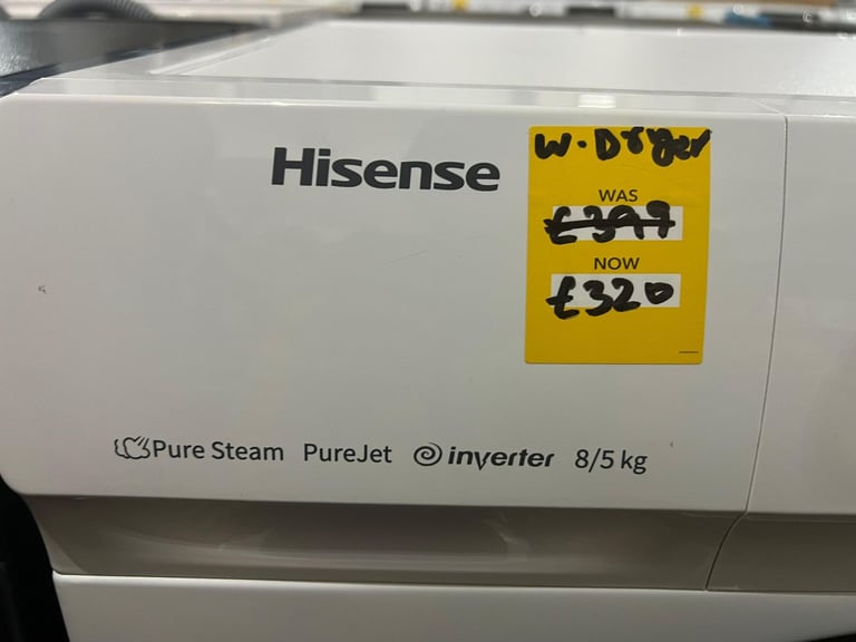 Hisense WDQA8014EVJM 8 kg/5 kg Washer Dryer