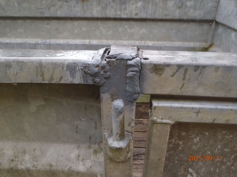 Single axel unbraked trailer 