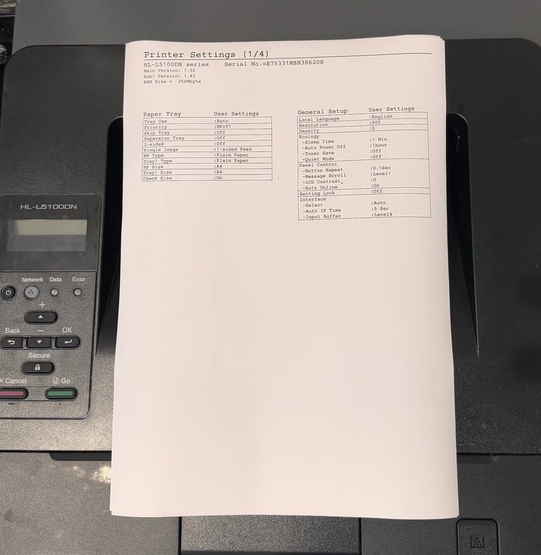 Brother HL-L5100DN Mono Laser Printer
