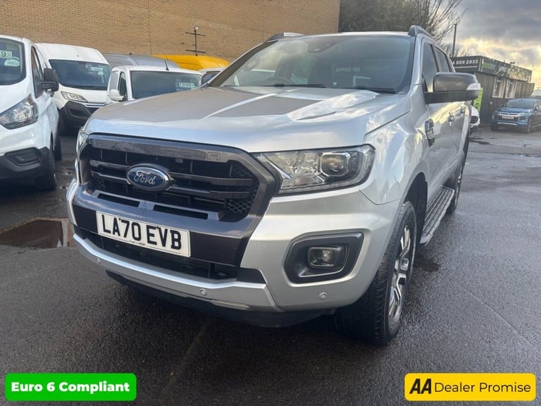 2020 Ford Ranger 2.0 EcoBlue Wildtrak in silver, 56,000 miles, 2 owners, Euro 6 ULEZ, 4x4, a PICK...