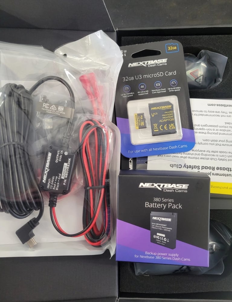 NEXTBASE 380GWX Front and Rear Dash Cam