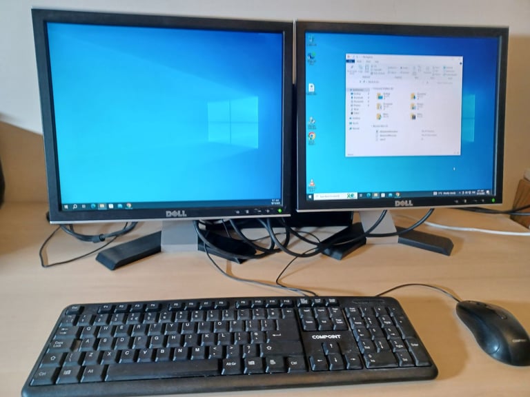 Dell Desktop Computer Dual Screen