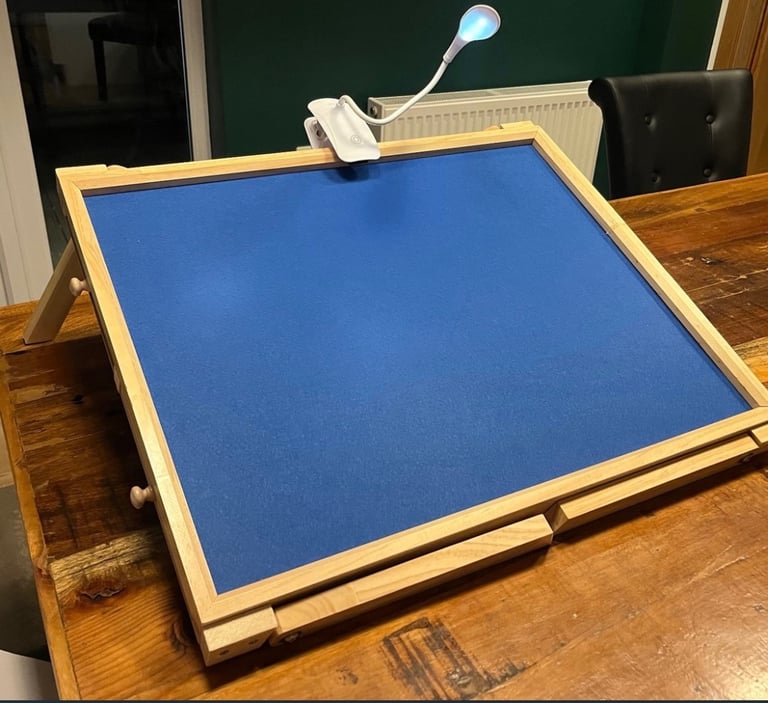 image for Puzzle table, brand new, 60 x 48cm. With USB light.