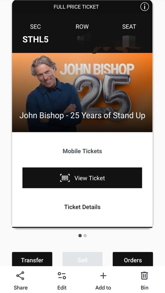image for John Bishop 1/11/25
