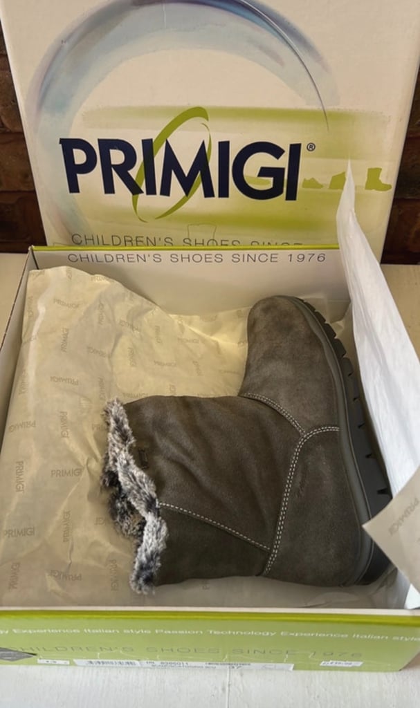 image for Brand new grey primigi boots uk 4 eu 37