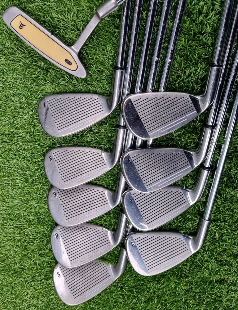 SKYMAX 3-SW, woods 1-3-5, Vantage soft-face putter, SKYMAX trolley bag & EXTRA's