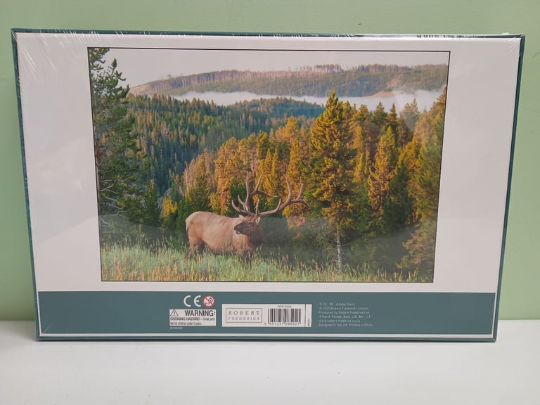 Morning Elk 1000 Piece Jigsaw Puzzle