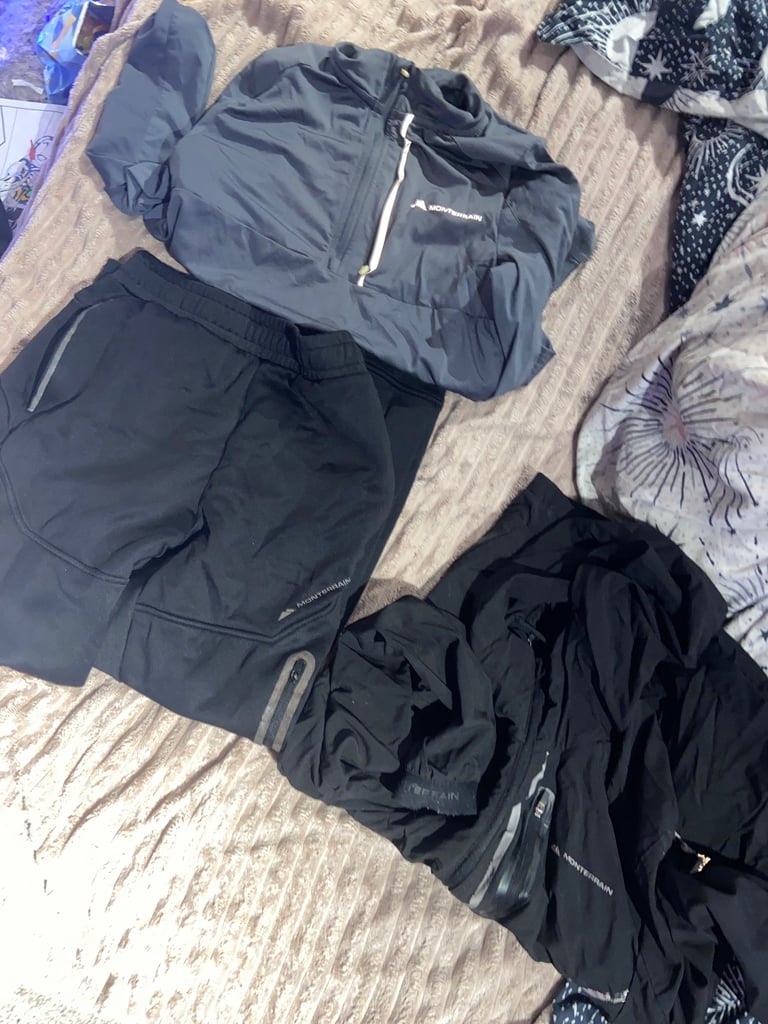 image for montrain  jogging bottoms and 2 jumpers 