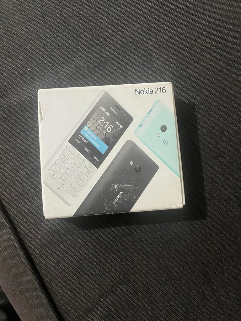 BRAND NEW SEALED NOKIA 216 32GB BLACK DUAL SIM MOBILE(UNLOCKED)