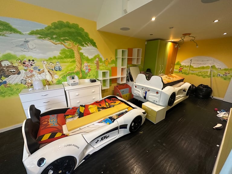 Kids Complete Bedroom Furniture Set – Made in Italy – Solid Quality