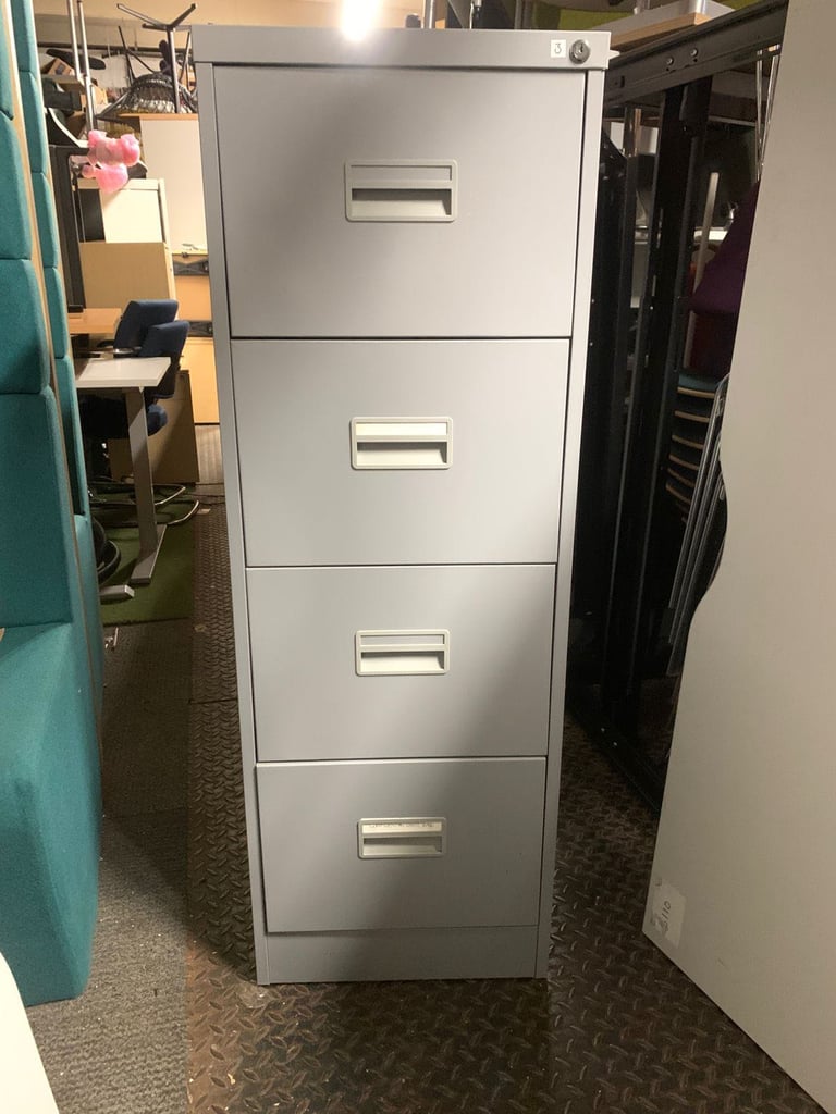 image for 4 Drawer metal filling cabinets ( 10 available)