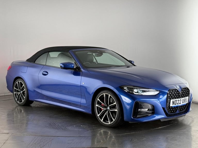 2022 BMW 4 Series 2.0 420i M Sport Auto Euro 6 (s/s) 2dr Convertible Petrol Automatic