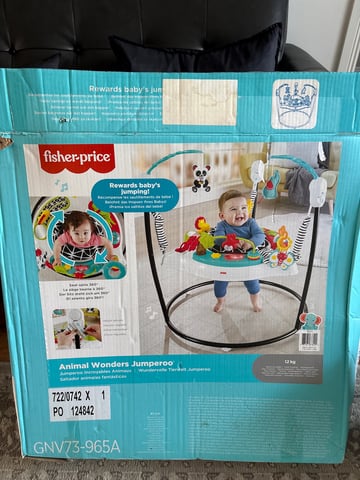 Fisher price animal wonders jumperoo in Lanark, South
