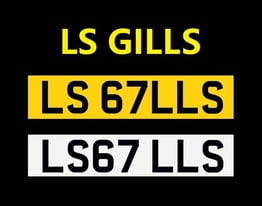 GILL Private Cherished Number Plate - LS GILLS