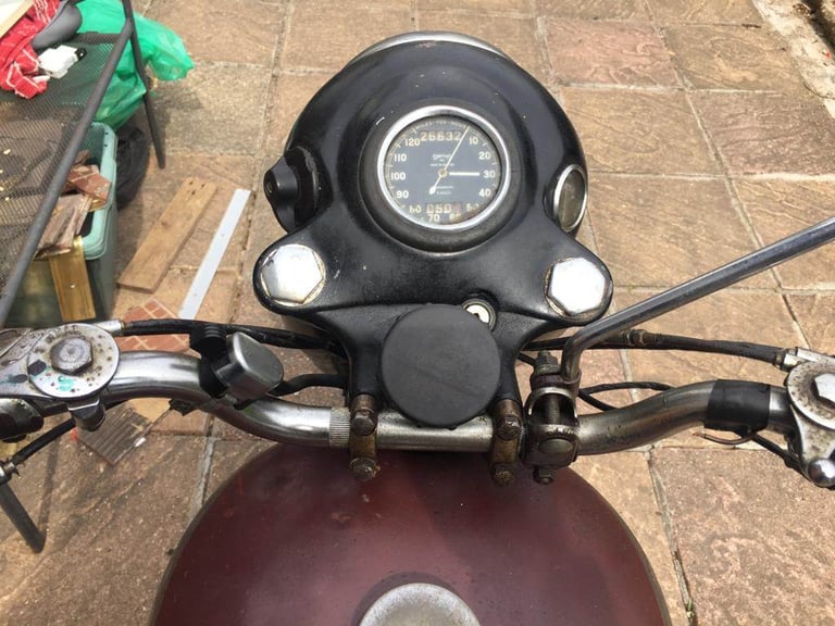 BSA 1956 m33 500 (cc) b33 b31 a65 running barn find project